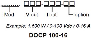 DANA DOC Series Order Example